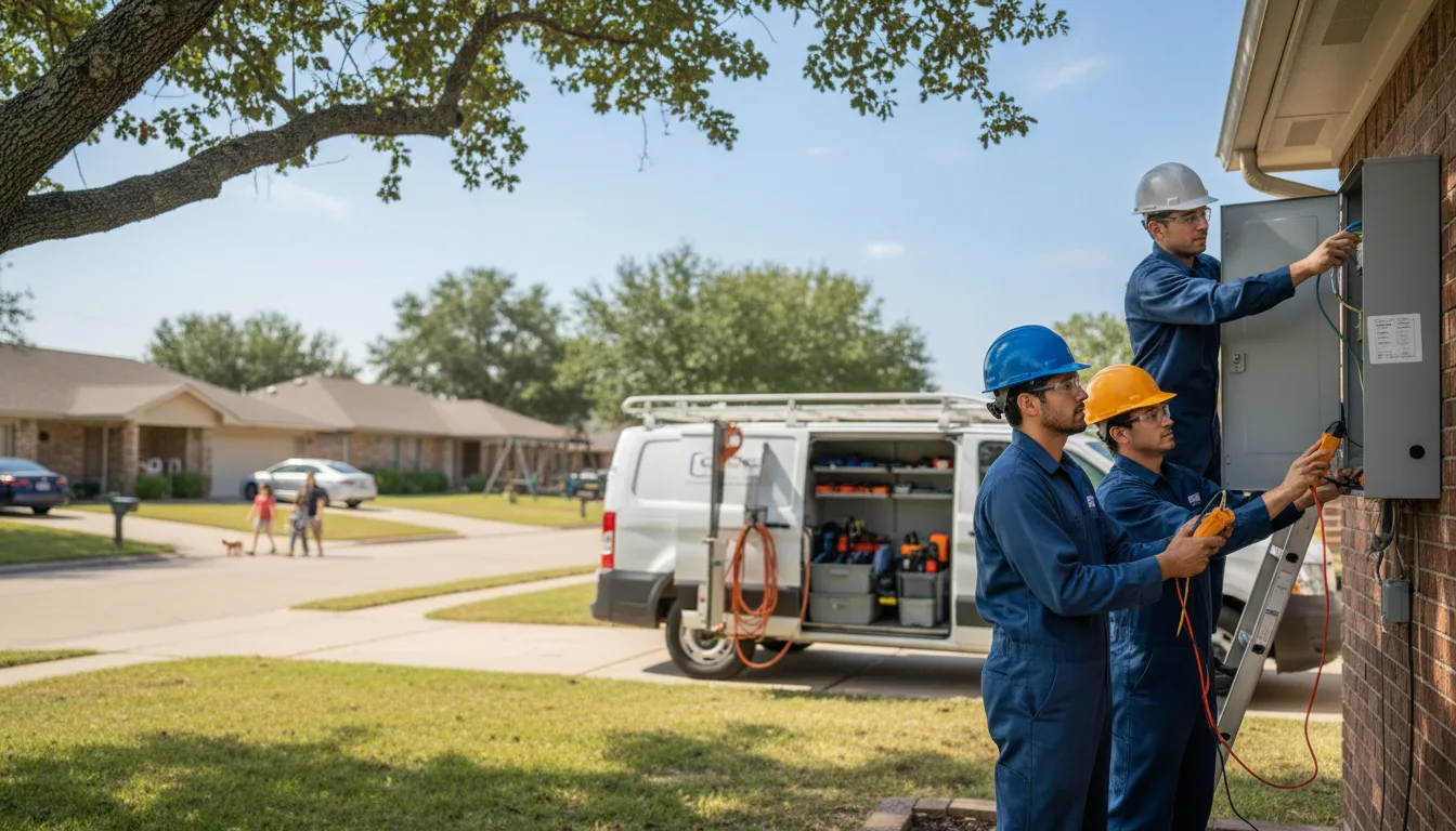 Certified electrician providing emergency electrical services in Clements, MN